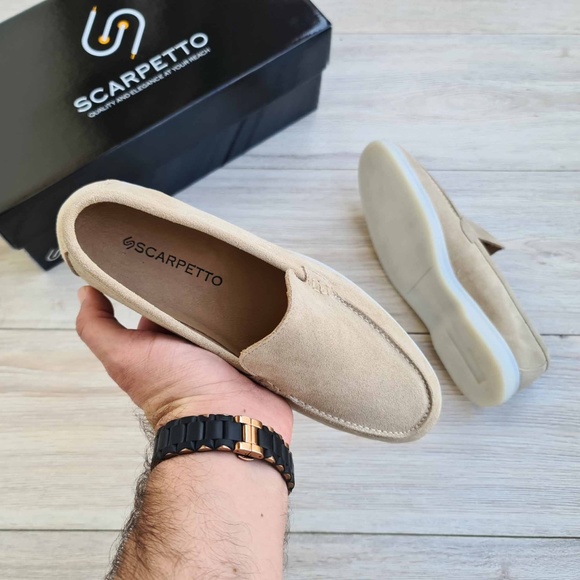 Handmade Slip-On Mens Yacht Loafer - Picture 2 of 5